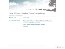 Tablet Screenshot of oscarwegner.wordpress.com