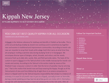 Tablet Screenshot of kippahnewjersey.wordpress.com