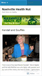 Mobile Screenshot of nashvillehealthnut.wordpress.com