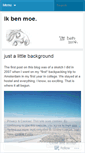 Mobile Screenshot of ikbenmoe.wordpress.com