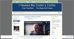 Desktop Screenshot of ihealedmycrohnscolitis.wordpress.com