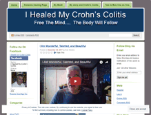 Tablet Screenshot of ihealedmycrohnscolitis.wordpress.com