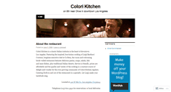 Desktop Screenshot of colorikitchen.wordpress.com