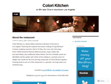 Tablet Screenshot of colorikitchen.wordpress.com