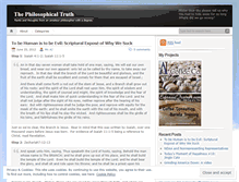 Tablet Screenshot of philosophicaltruth.wordpress.com