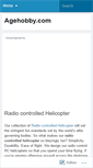 Mobile Screenshot of agehobbyremotecontroltoys.wordpress.com