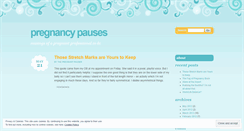 Desktop Screenshot of pregnancypauses.wordpress.com