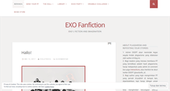 Desktop Screenshot of exofanfiction.wordpress.com
