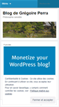 Mobile Screenshot of gregoireperra.wordpress.com