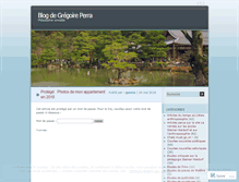 Tablet Screenshot of gregoireperra.wordpress.com