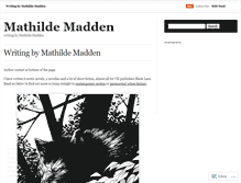 Tablet Screenshot of mathildemadden.wordpress.com