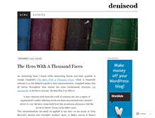 Tablet Screenshot of deniseod.wordpress.com
