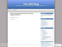 Tablet Screenshot of enrollmentmarketingsolutions.wordpress.com