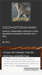 Mobile Screenshot of geohistoriaymas.wordpress.com