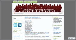 Desktop Screenshot of cincinnatiwomenbloggers.wordpress.com