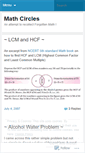 Mobile Screenshot of mathcircles.wordpress.com