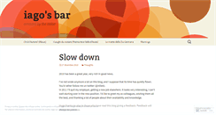 Desktop Screenshot of iagosbar.wordpress.com