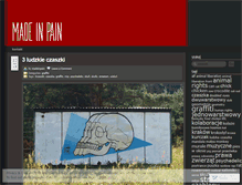 Tablet Screenshot of madeinpain.wordpress.com