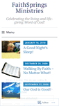 Mobile Screenshot of faithsprings.wordpress.com
