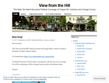 Tablet Screenshot of hillpolitics.wordpress.com