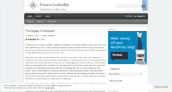 Desktop Screenshot of passionleadership.wordpress.com