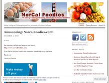 Tablet Screenshot of norcalfoodies.wordpress.com