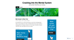 Desktop Screenshot of crashingintothementalsystem.wordpress.com