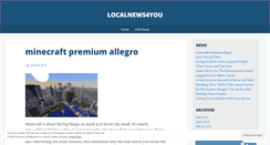 Desktop Screenshot of localnews4you.wordpress.com