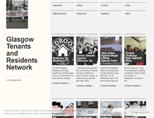 Tablet Screenshot of glasgowresidents.wordpress.com