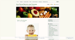 Desktop Screenshot of eatfruitsandvegetables.wordpress.com