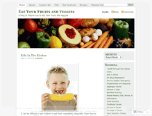 Tablet Screenshot of eatfruitsandvegetables.wordpress.com