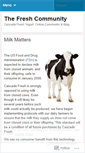 Mobile Screenshot of freshcommunity.wordpress.com