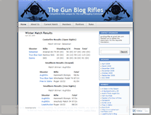 Tablet Screenshot of gunblogrifles.wordpress.com
