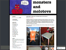 Tablet Screenshot of monstersandmolotovs.wordpress.com