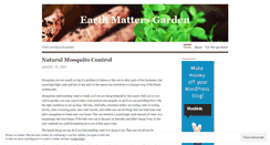 Desktop Screenshot of earthmattersgarden.wordpress.com