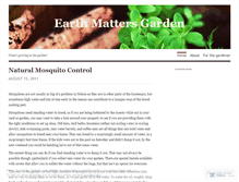 Tablet Screenshot of earthmattersgarden.wordpress.com