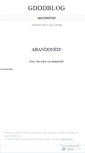 Mobile Screenshot of gddd.wordpress.com