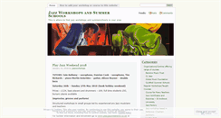 Desktop Screenshot of jazzworkshops.wordpress.com