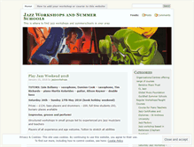 Tablet Screenshot of jazzworkshops.wordpress.com