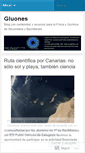 Mobile Screenshot of gluones.wordpress.com