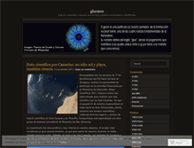Tablet Screenshot of gluones.wordpress.com