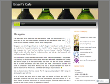 Tablet Screenshot of bryanscafe.wordpress.com