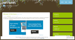 Desktop Screenshot of pixifairies.wordpress.com