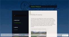 Desktop Screenshot of eastmedicine.wordpress.com
