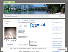 Tablet Screenshot of earthworld.wordpress.com