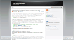 Desktop Screenshot of kurtharriger.wordpress.com