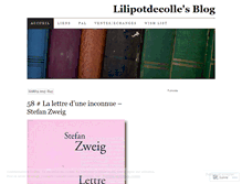 Tablet Screenshot of lilipotdecolle.wordpress.com