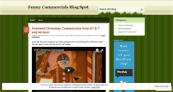 Desktop Screenshot of funnycommercialsblog.wordpress.com