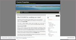 Desktop Screenshot of exumaproperties.wordpress.com