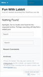 Mobile Screenshot of funwithlabbits.wordpress.com